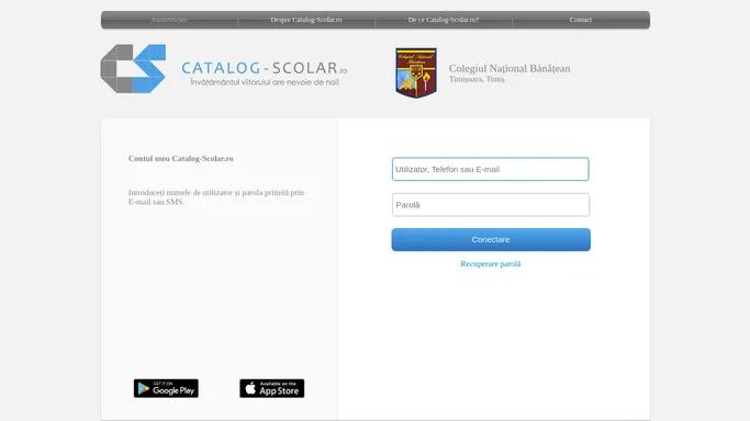 Catalog-Scolar.ro - Catalog Scolar Online