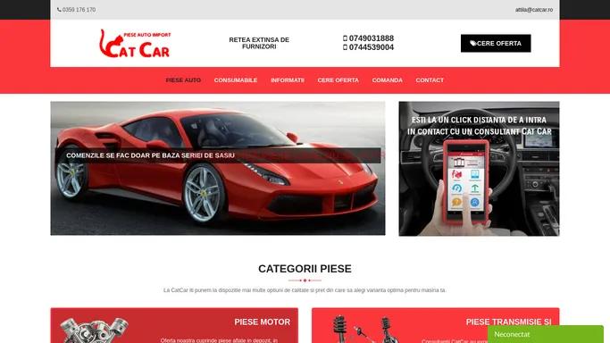 CatCar | Piese auto ieftine | Toate categoriile auto