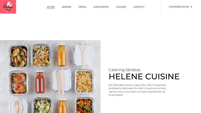 Helene Cuisine | Catering Sanatos Pentru Copii