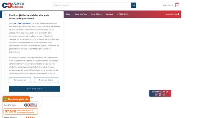 CazaneCentrale.ro | Magazin online de instalatii