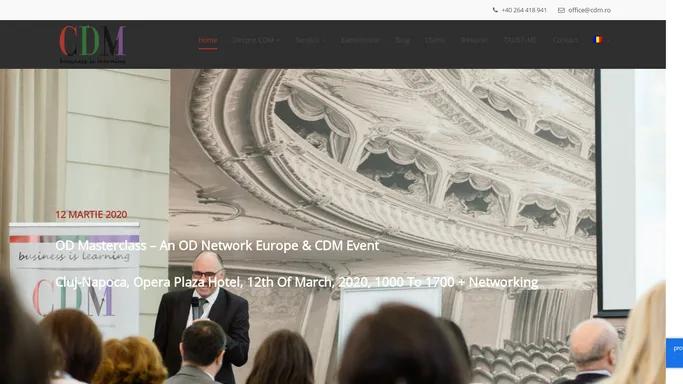 CDM – CDM Website