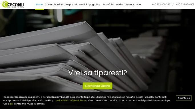 Pliante, Flyere, Afise, Tipar offset, Tipar masina rotativa, Tipar digital | Ceconii