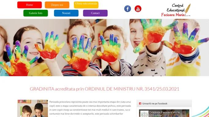 Centrul Educational "Fecioara Maria" - Gradinita/cresa sector 3 (zona Baba Novac – Dristor)