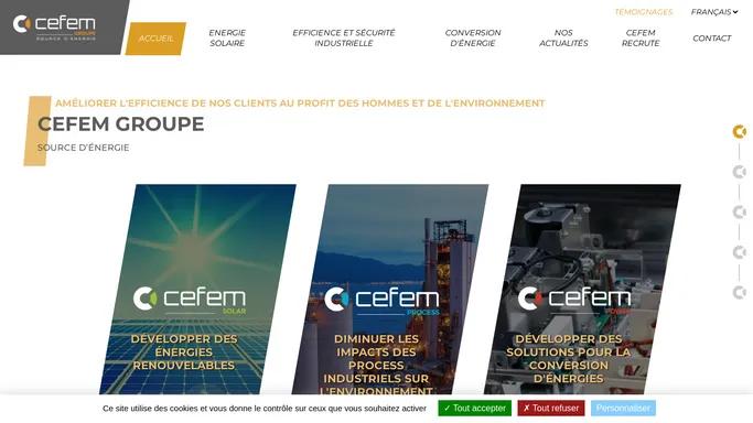 Cefem Groupe, fabricant de materiel electrique et photovoltaique