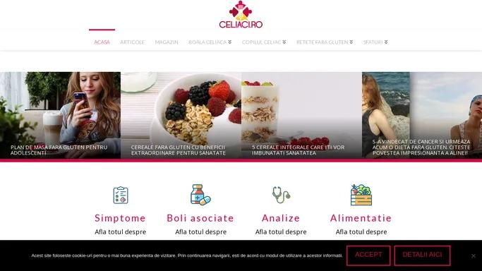 Celiaci.ro | Platforma online a celiacilor din Romania