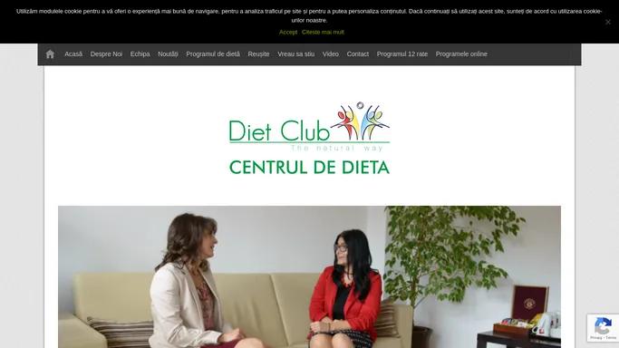 Acasa - Diet Club - Centrul de dieta - Brasov, Iasi, Botosani si Suceava