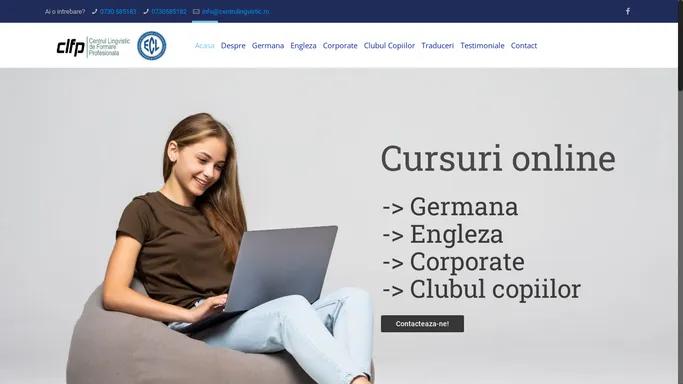 Centrul Lingvistic – Invata cu noi limba germana si limba engleza