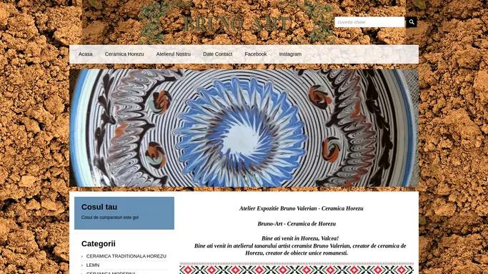 Ceramica Horezu, Obiecte Artizanat de Ceramica Horezu, Oale de Lut Ceramica Valcea, Strachini de Lut Horezu, Ulcioare de lut, Bruno art - ion valerian - ceramica de horezu
