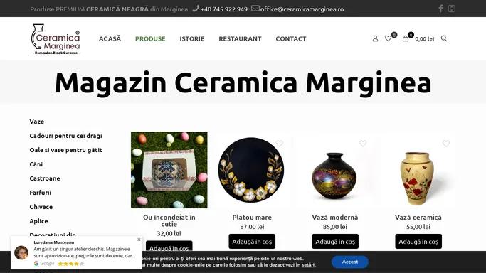 Magazin Ceramica Neagra de la Marginea | CeramicaMarginea.ro