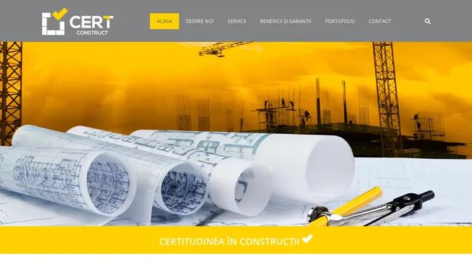 CertConstruct – Certitudinea in constructii