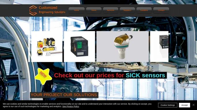 Home | Customized Engineering Solutions Automation spare parts Equipment