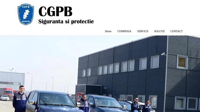 CGPB Securitate - Servicii de paza si protectie specializate.