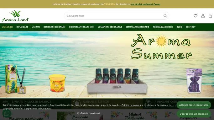Aromaland Shop - Magazin online de producator: aromaterapie, cadouri, deco