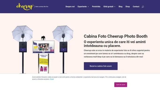 Cabina Foto & Photo Booth de inchiriat - Cheerup Romania