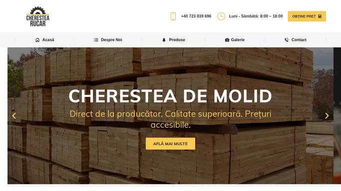 Cherestearucar.ro - Material lemnos de calitate la pret de producator