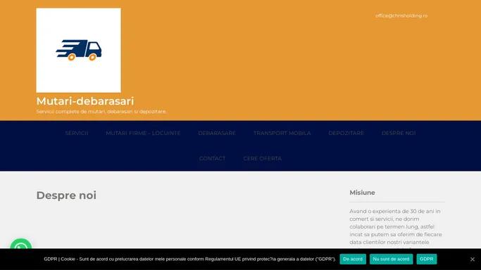 Mutari-debarasari – Servicii complete de mutari, debarasari si depozitare.