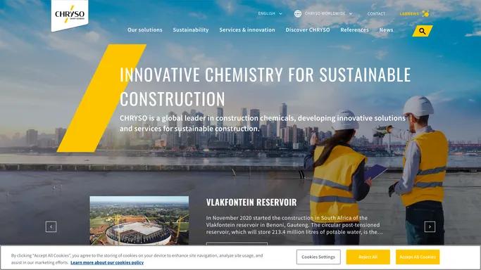 Chryso Group | Innovative chemistry for sustainable construction