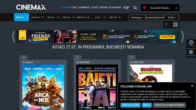 CINEMAX - CINEMA, CELE MAI NOI FILME