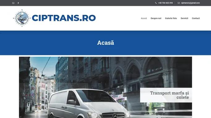 CipTrans.ro – transport persoane