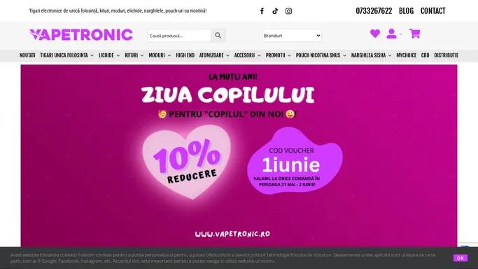 Tigari electronice de unica folosinta, elichide, kituri+moduri pt vapat