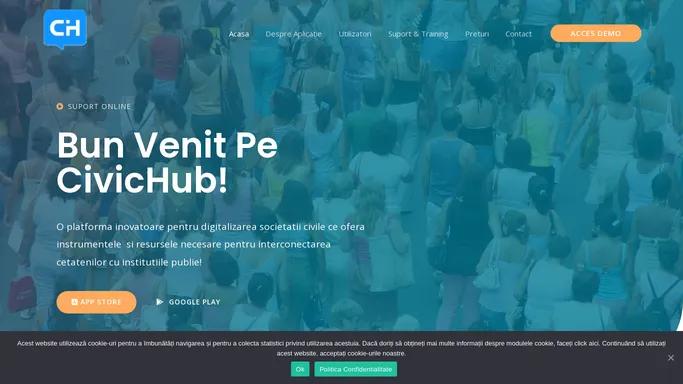 CivicHub – Digitalizarea societatii civile