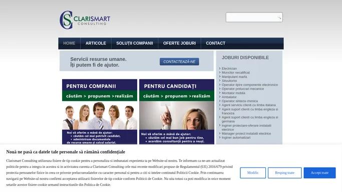 Clarismart – Consultanta si managent resurse umane | CLARISMART CONSULTING