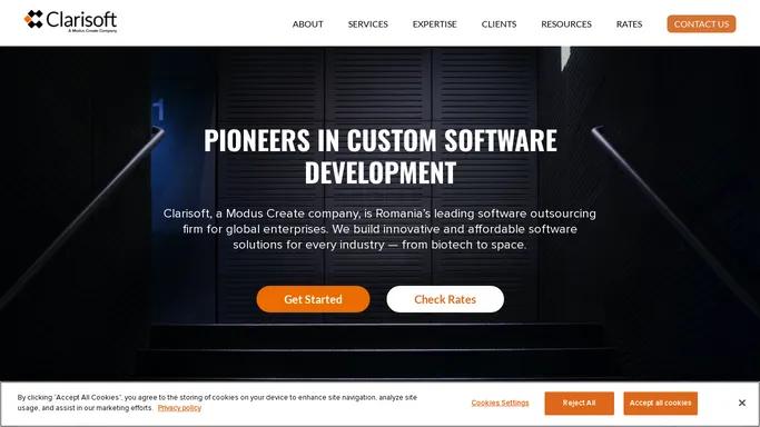 Custom Software Development – Outsourcing in Romania : Clarisoft Technologies