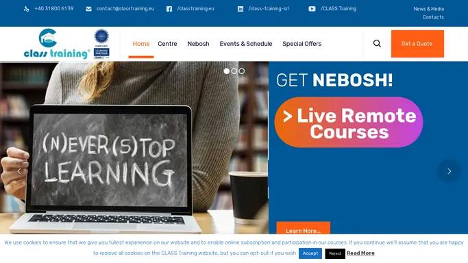CLASS Training | Nebosh course and certificate