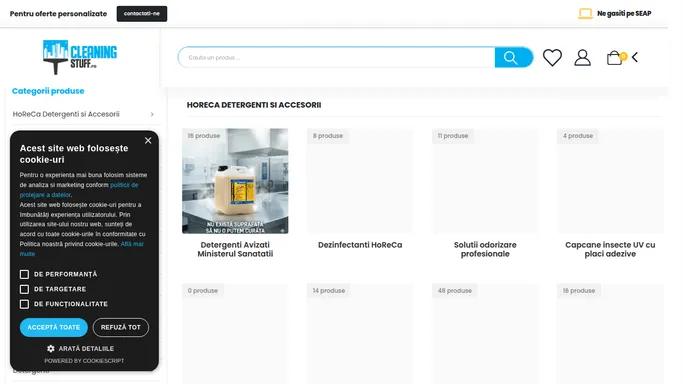 Distribuitor echipamente si solutii curatenie - Cleaning Stuff