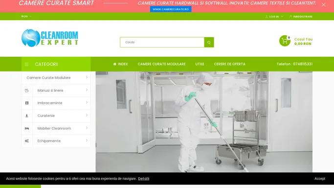 CleanRoom Expert - CleanRoom Expert - Consumabile Camere Curate