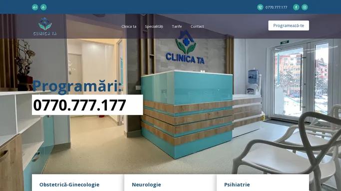 Clinica ta - Clinica privata Brasov