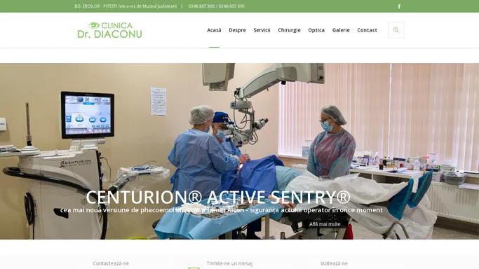 Clinica Dr. Diaconu – Cabinetul oftalmologic nr. 1 din Pitesti