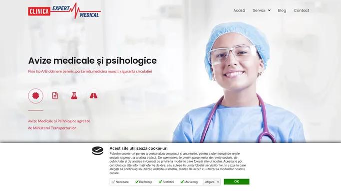 Avize Medicale si Psihologice - Clinica Expert Medical