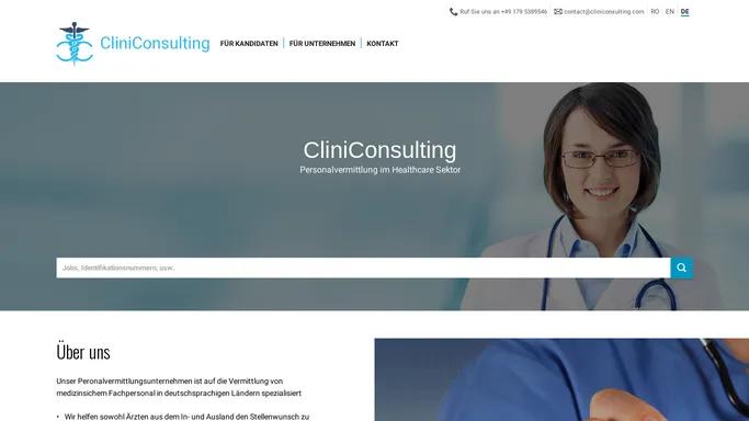 Uber uns - Cliniconsulting