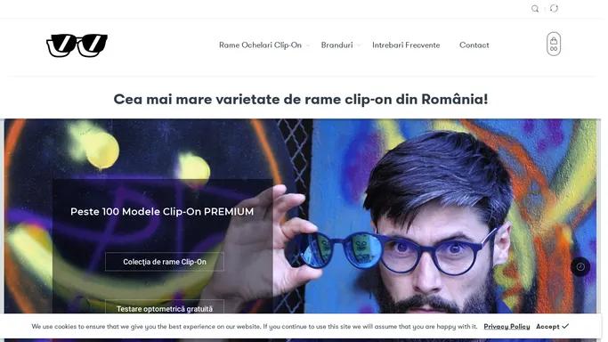 Clip-on.ro: Cea mai mare varietate de rame Clip-on din Romania