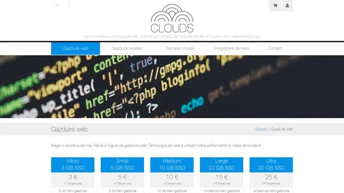 Gazduire web :: Clouds Web Hosting