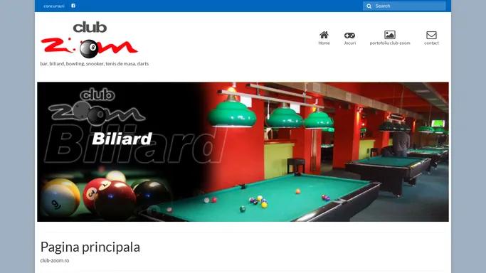 club-zoom.ro – bar, bowling, biliard, snooker, darts, tenis de masa