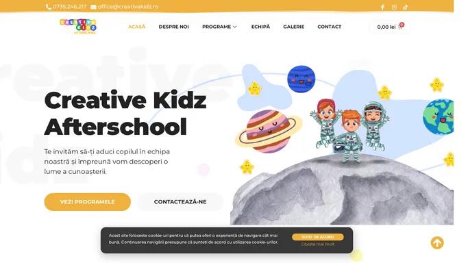 Creative Kidz Afterschool Militari - Impreuna spre univers