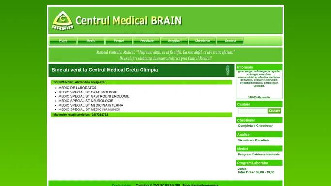 S.C. BRAIN S.R.L. - Centru Medical