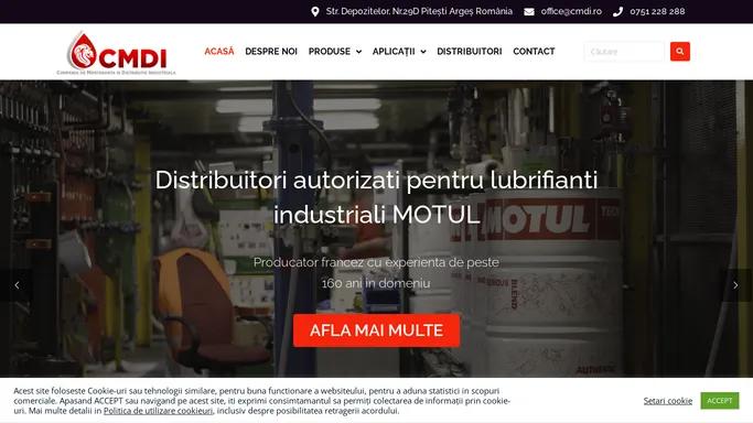 MotulTech - Divizia lubrifianti industriali | CMD - Reductoare - Expert in transmisii de cupluri mari la viteze mici | CMDi