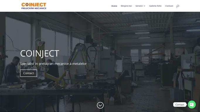 COINJECT | Prelucrari mecanice