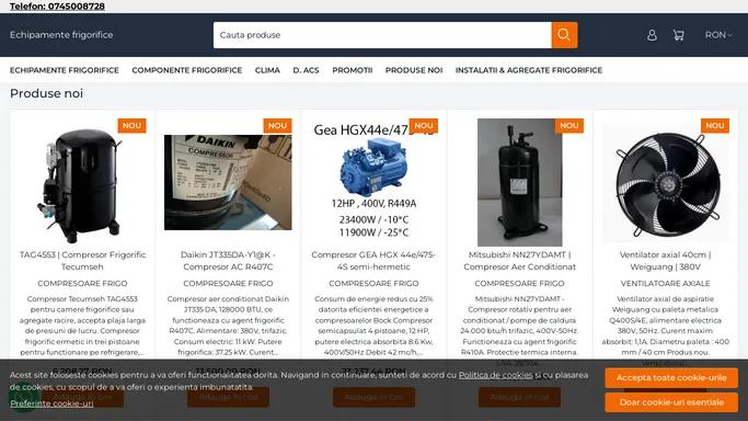 Echipamente frigorifice - Instalatii HVACR