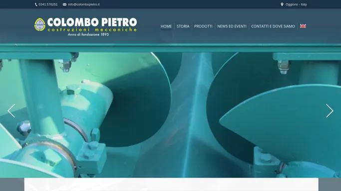 HOME PAGE – Colombo Pietro