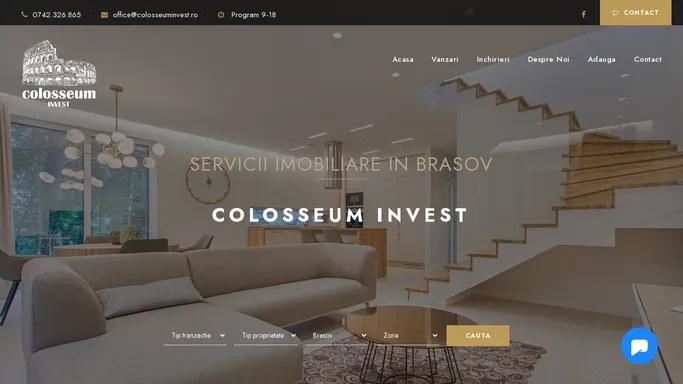 Agentii imobiliare Brasov - Colosseum Invest