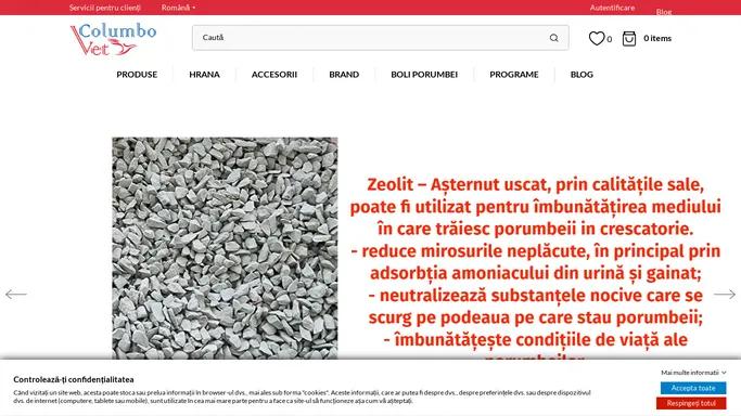 Produse porumbei: suplimente, tratamente, accesorii - Columbovet ®