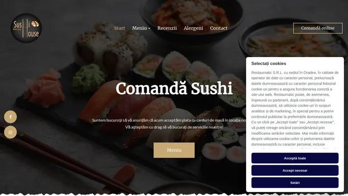 Sushi House Delivery - Comanda si achita online - Sushi House Delivery