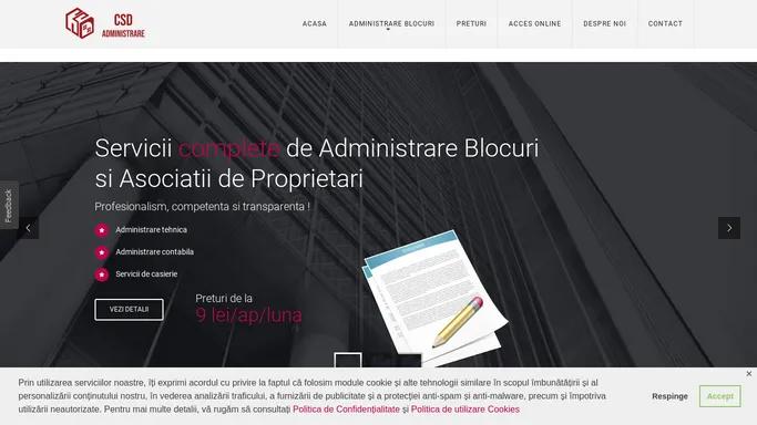 Firma Administrare Blocuri si Asociatii de Proprietari