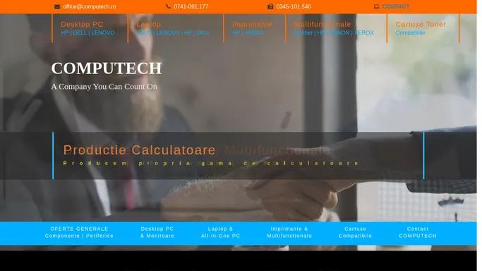 Bine Ati Venit la COMPUTECH | A Computer Company