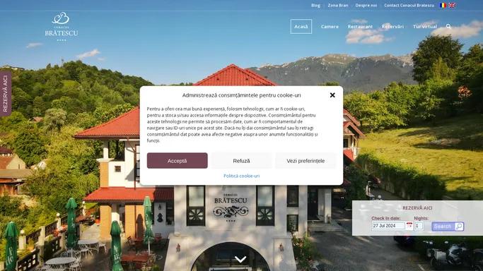 Pensiunea turistica Conacul Bratescu | Conac Romanesc | Bran