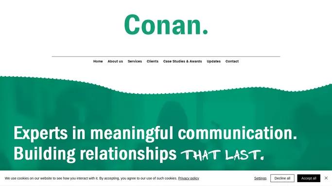 Home | Conan PR